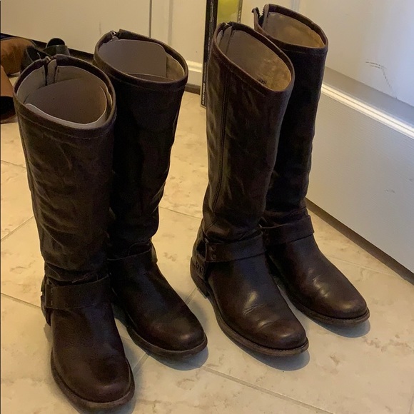 Frye Phillip Harness Tall Boots - Picture 8 of 9